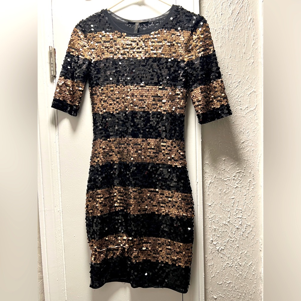 BCBG sequin dress